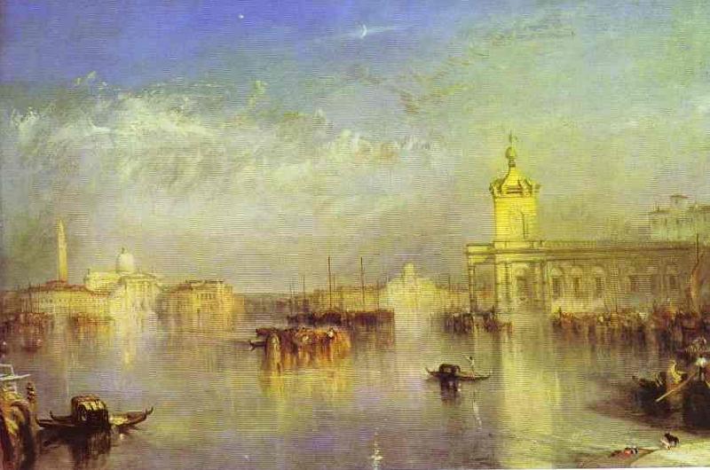 J.M.W. Turner The Dogana, San Giorgio, Citella, From the Steps of the Europa.
